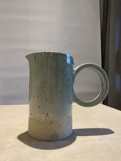 Cruche en céramique artisanale GG126 - Collection Flots - Petites Terres Guebwiller