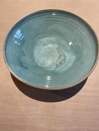 Saladier en céramique artisanale GG127 - Collection Flots - Petites Terres Guebwiller