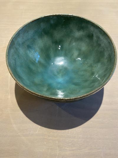 Saladier en céramique artisanale GG128 - Collection Gaïa - Petites Terres Guebwiller