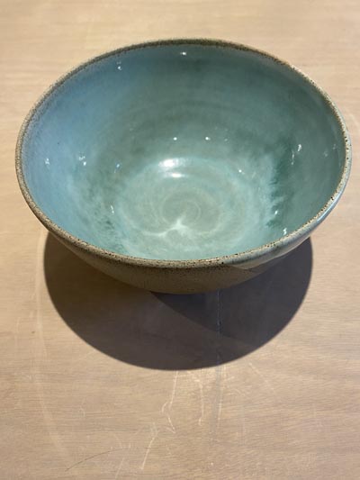 Saladier en céramique artisanale GG129 - Collection Flots - Petites Terres Guebwiller