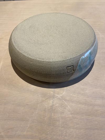 Plat en céramique artisanale - Vue 3 - GG130