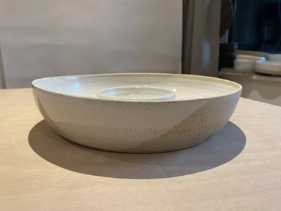 Plat en céramique artisanale - Vue 2 - GG131