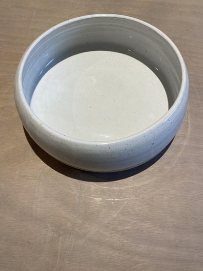 Plat en céramique artisanale GG133 - Collection Aube - Petites Terres Guebwiller