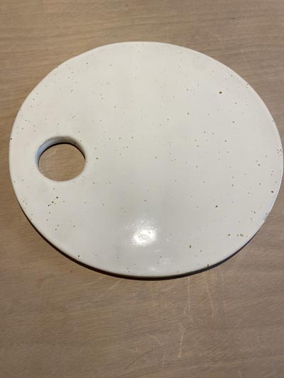 Plateau en céramique artisanale GG136 - Collection Aube - Petites Terres Guebwiller