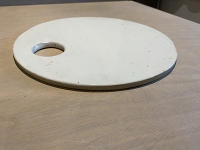 Plateau en céramique artisanale - Vue 2 - GG136