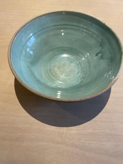 Saladier en céramique artisanale GG138 - Collection Flots - Petites Terres Guebwiller