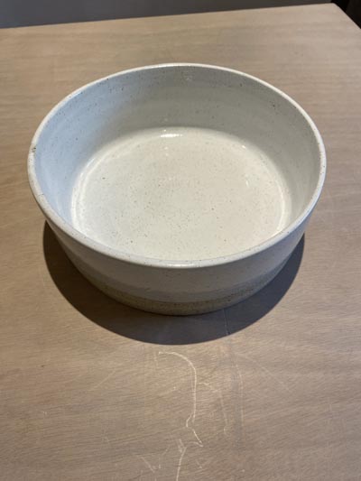 Plat en céramique artisanale GG139 - Collection Aube - Petites Terres Guebwiller