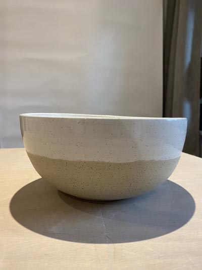 Saladier en céramique artisanale - Vue 2 - GG142