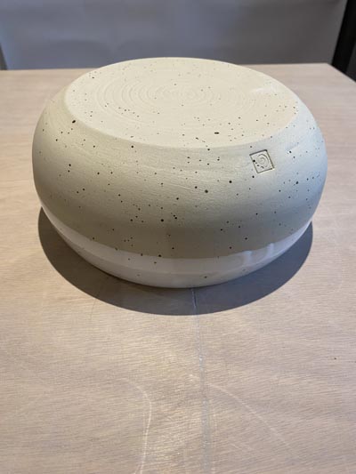 Plat en céramique artisanale - Vue 3 - GG143