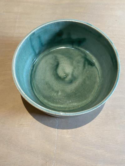 Saladier en céramique artisanale GG151 - Collection Flots - Petites Terres Guebwiller