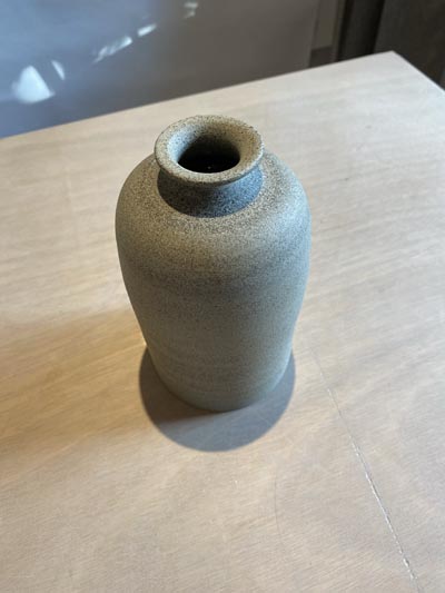 Vase en céramique artisanale GG160 - Collection Flots - Petites Terres Guebwiller