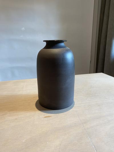 Vase en céramique artisanale GG161 - Collection Ombre - Petites Terres Guebwiller