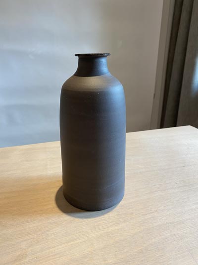 Vase en céramique artisanale GG162 - Collection Ombre - Petites Terres Guebwiller