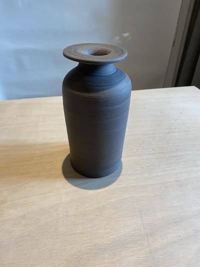 Vase en céramique artisanale GG163 - Collection Ombre - Petites Terres Guebwiller