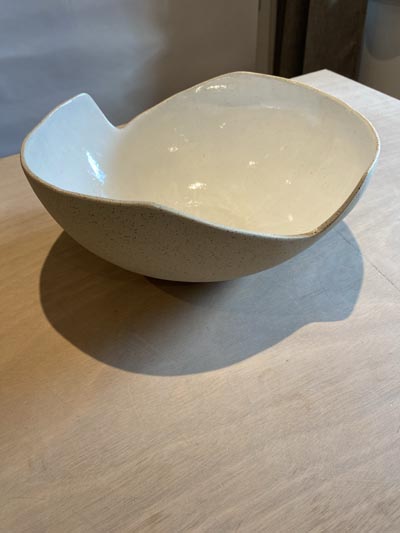 Saladier en céramique artisanale GG165 - Collection Aube - Petites Terres Guebwiller