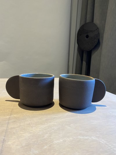 Tasse en céramique artisanale GG214 - Collection Ombre - Petites Terres Guebwiller